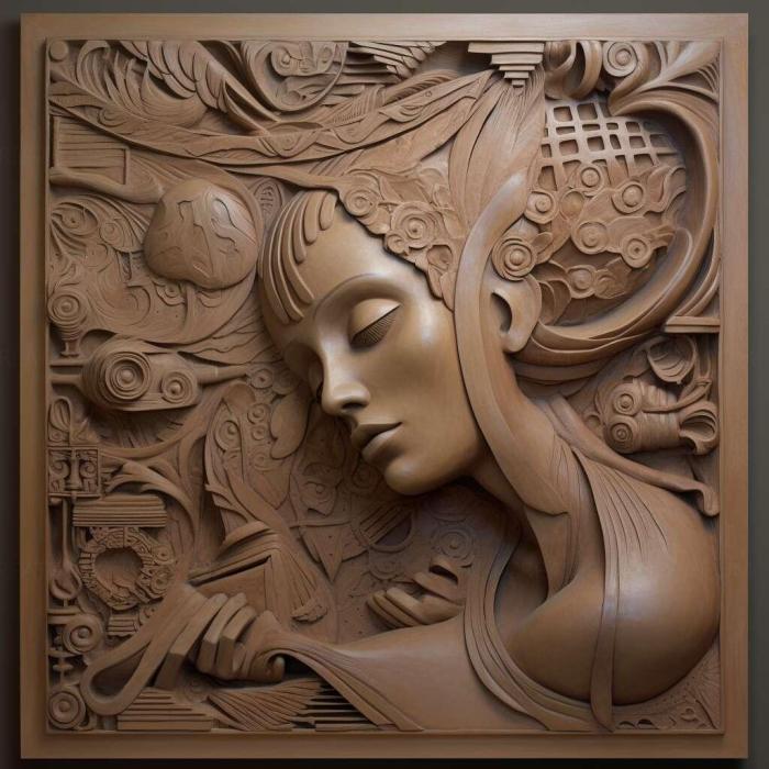 نموذج ثلاثي الأبعاد لآلة CNC 3D Art 